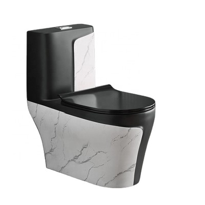 Chinese ceramic toilet sanitary ware bathroom Luxury black color toilet bowl wc toilets